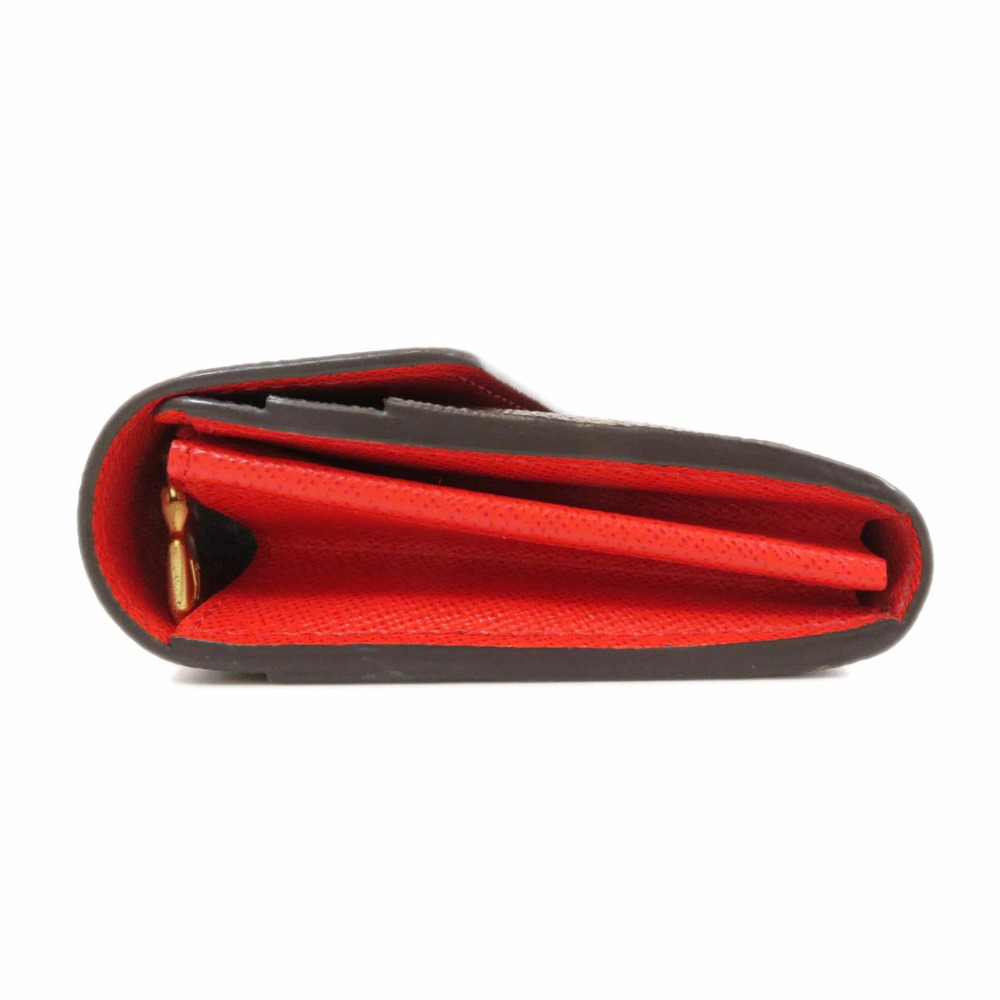 Louis Vuitton Portefeuille Sarah Coquelicot Red Long Wallet Monogram Canvas - Picture 3 of 6
